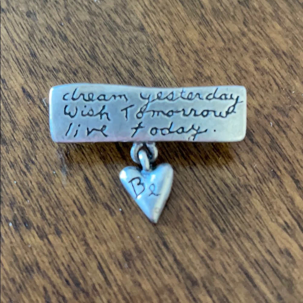 Silver Brooch Pin - Dream Yesterday...